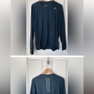 Adidas Running AEROREADY Climacool Long Sleeve Shirt black size large LIKE NEW
